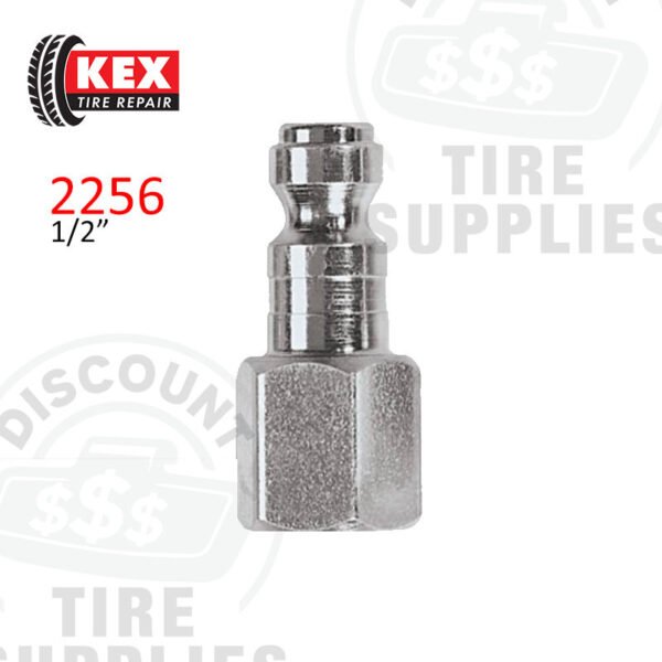 Kex Tire Repair | Steel 1/2″ Female Tru-Flate Air Line Coupler - 1/2″ FNPT - 2256