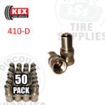 Kex Tire Repair | Double Seal Valve Cap - 50 Pack - 410D