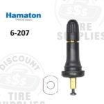 Hamaton | TPMS Snap-In Rubber Valve Stem - 6-207A (17-20008)