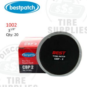 BestPatch | Large Round Reinforced Tire Patches 3 1/8" - 1002
