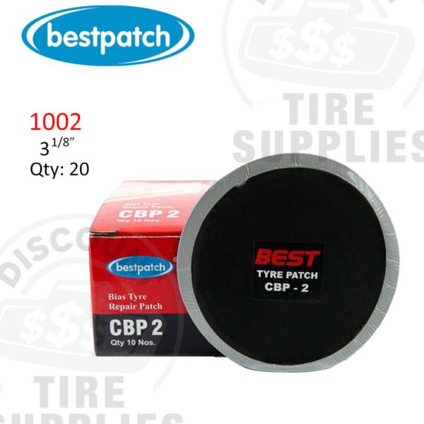 BestPatch | Large Round Reinforced Tire Patches 3 1/8" - 1002