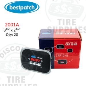 BestPatch | Radial Tire Patches 3 1/2" x 2 1/2" - 2001A