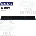Gude | Steel 1.00 oz FE Stick-On Adhesive Tape Wheel Weight | Steel Coated - Black- 144 PC. Box