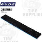 Gude | Steel 1.00 oz FE Stick-On Adhesive Tape Wheel Weight | Steel Coated - Black- 144 PC. Box