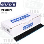 Gude | Steel 2.00 oz FE Stick-On Adhesive Tape Wheel Weight | Steel Coated - Black- 72 PC. Box