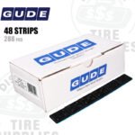 Gude | Steel 1/2 oz (0.50 oz) FE Stick-On Adhesive Tape Wheel Weight | Steel Coated - Black - 288 PC. Box