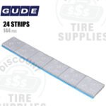 Gude | Steel 1.00 oz FE Stick-On Adhesive Tape Wheel Weight | Steel Coated - Silver - 144 PC. Box