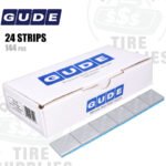 Gude | Steel 1.00 oz FE Stick-On Adhesive Tape Wheel Weight | Steel Coated - Silver - 144 PC. Box