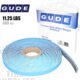 Gude | Steel 1/2 oz (0.50 oz) FE Stick-On Adhesive Tape Wheel Weight Roll | 360 pcs | Steel | Coated | Silver