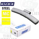 Gude | MC Style Passenger Car Clip-On Wheel Weights for Aluminum Alloy Rims, Steel Coated – 25 per Box