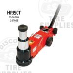 2-Stage 50/25 Ton Air Operated Hydraulic Jack - HPJ50T