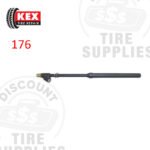 Kex Tire Repair | Dual Foot Air Gauge with Straight-on 30° Reverse Chuck 10-150 psi - 176