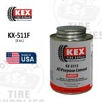 Kex Tire Repair | KEX Super Fast Drying Cement - 8 oz. - KX-511F
