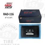 Rema | 2.625 x 4 Inch Radial Tire Patch Repair Unit - RAD-116