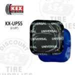 Rubber Reinforced Universal Tire Repair Units (Square) – Patch Size 2-1/8″ (54mm) - KX-UP55