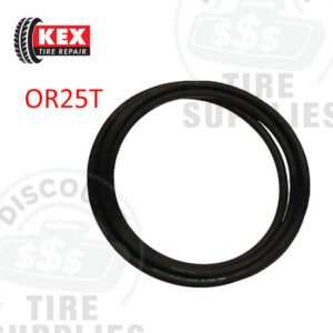Kex Tire Repair | Standard 1/4" Diameter O-Ring For 25" Earthmover Tubeless Tire Rim - Pack of 2 - OR25T