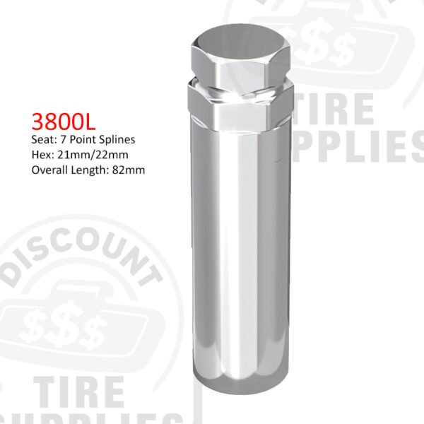 7-Point Spline 13/16″ & 7/8″ Hex Key Adapter for Duplex Spline Lug Nuts - 3800L
