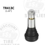 1.25" Chrome Sleeve Rubber Snap-In Valve Stem - TR-413C