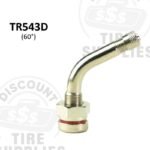 60° Bent Metal Alcoa O-Ring Seal Metric Valve Stem 9.7mm Hole - TR-543D