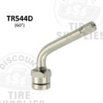 60° Alcoa O-Ring Seal Bent Metal Metric Clamp-In Valve Stem 9.7mm Hole - TR-544D