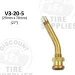 25mm X 70mm EHA 9.7mm Metric Rim Hole Valve Stems - V3-20-5