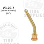 25mm X 50mm EHA 9.7mm Metric Rim Hole Valve Stems - V3-20-7