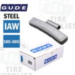 Gude | IAW Passenger Car Clip-on Wheel Weights for Alloy Wheels, Steel Coated - 25 Box