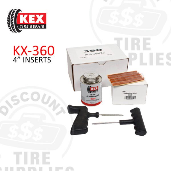 Kex Tire Repair | String Repair Kit for Tire Puntures - KX-360