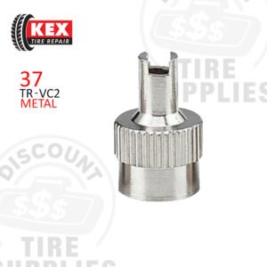 Kex Tire Repair | Standard Bore Metal Screwdriver Valve Cap - 37