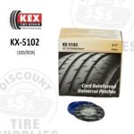Fabric Reinforced Universal Tire Repair Units (Medium Round) – Patch Size 2-1/4″ (57 mm) - KX-5102 - Image 2