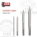 Carbide Cutter for Tire Repair - Choose Size