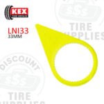 Checkpoint Yellow 33mm Wheel Nut Indicator - LNI33