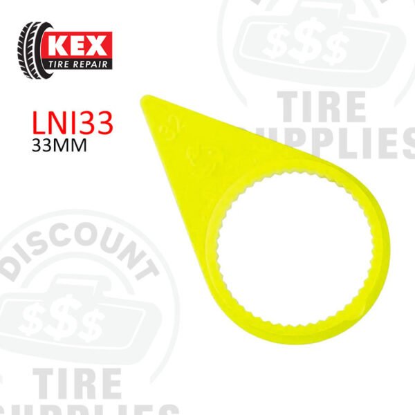 Checkpoint Yellow 33mm Wheel Nut Indicator - LNI33