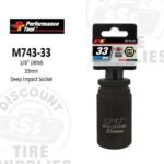 3/4" Drive, 33mm 6pt Deep Impact Socket - M743-33 - Image 2
