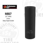 1/2" Drive, 17mm 6pt Deep Impact Socket - M867