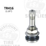 1.25" Metal Clamp-In Valve Stem - 10 Pack - TR-416