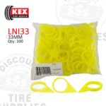 Checkpoint Yellow 33mm Wheel Nut Indicator - LNI33