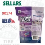 Sellars | Clean Task™ Cleaning & Degreasing Wet Wipe Refill Pack, Red, 70 Sheets - 90174