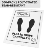 Hi-Tech | Disposable Paper Car Floor Mats | Waterproof | 500 Pack | PC-500C