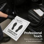 Hi-Tech | Disposable Paper Car Floor Mats | Waterproof | 500 Pack | PC-500C