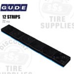 Gude | Steel 2.00 oz FE Stick-On Adhesive Tape Wheel Weight | Steel Coated - Black- 72 PC. Box