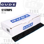 Gude | Steel 2.00 oz FE Stick-On Adhesive Tape Wheel Weight | Steel Coated - Black- 72 PC. Box