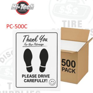 Hi-Tech | Disposable Paper Car Floor Mats | Waterproof | 500 Pack | PC-500C