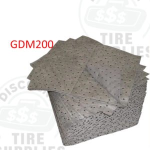 Gray Dimpled Universal Lightweight Absorbent Pads | 15” x 18” | 200 Mats - GDM200