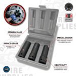 3 Pc. 1/2" Drive Damaged Lug Nut Sockets - W87140 - Image 3